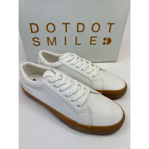 Dot Dot Smile White‎ Size 8 - Picture 1 of 4